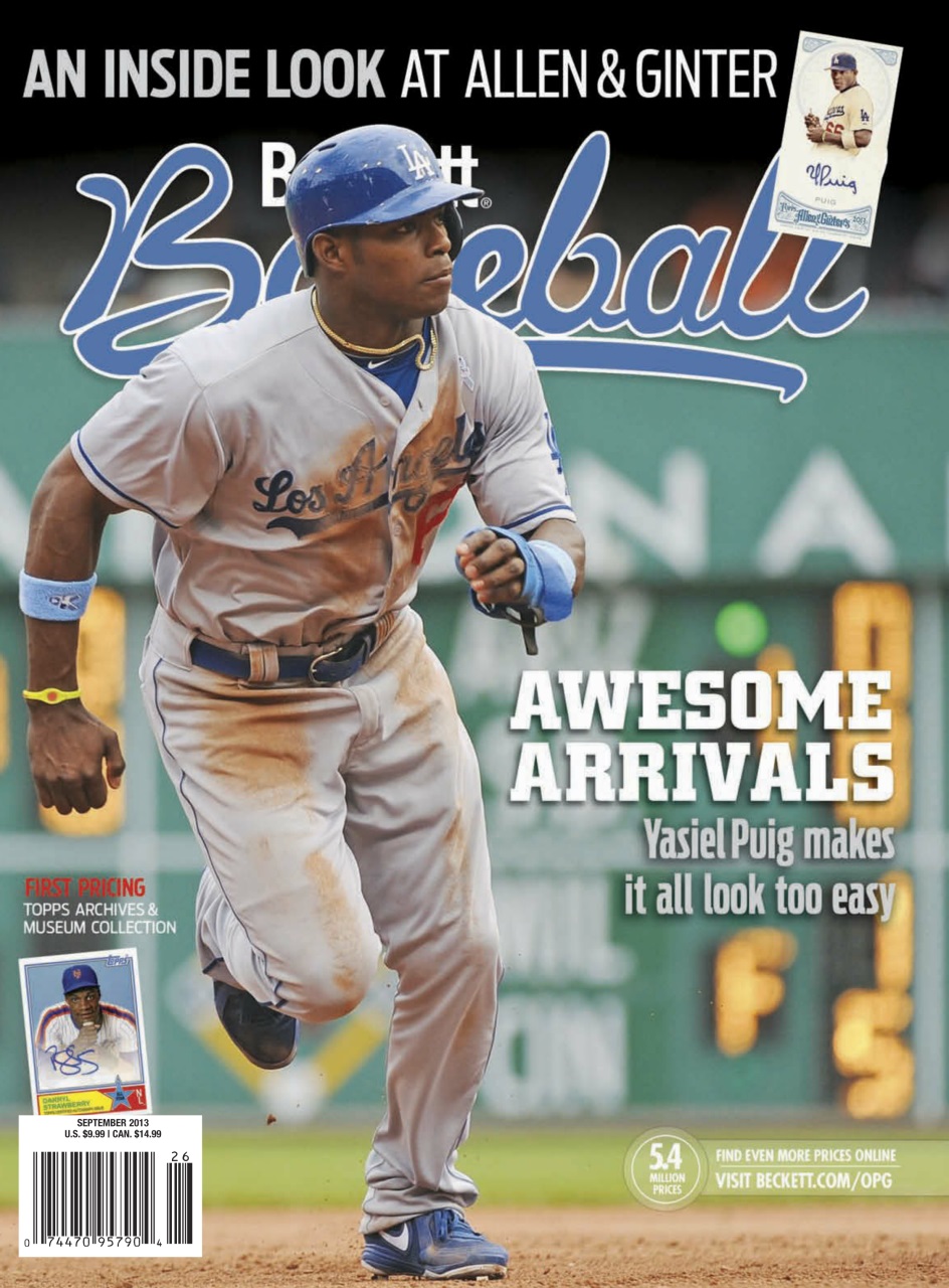 Beckett Baseball Magazine Preview Pages