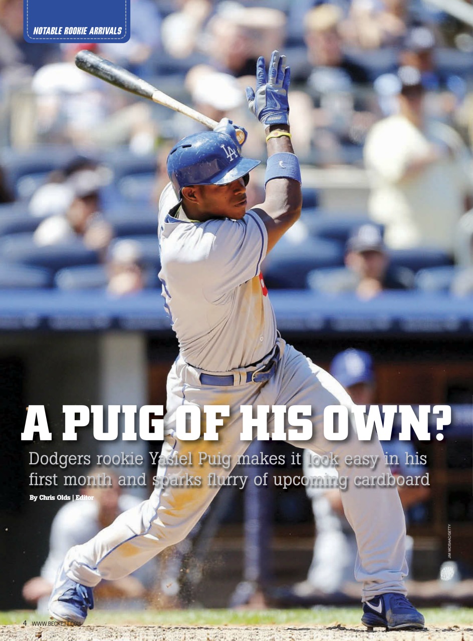 Beckett Baseball Magazine Preview Pages