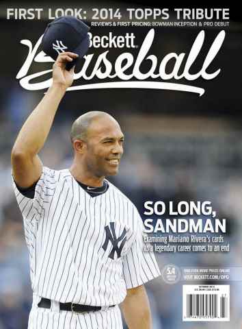 Beckett Baseball Magazine issue October 2013