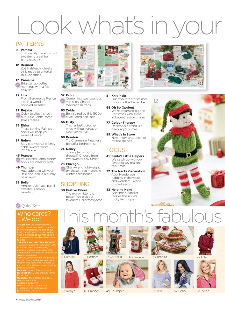 Let's Knit Preview Pages