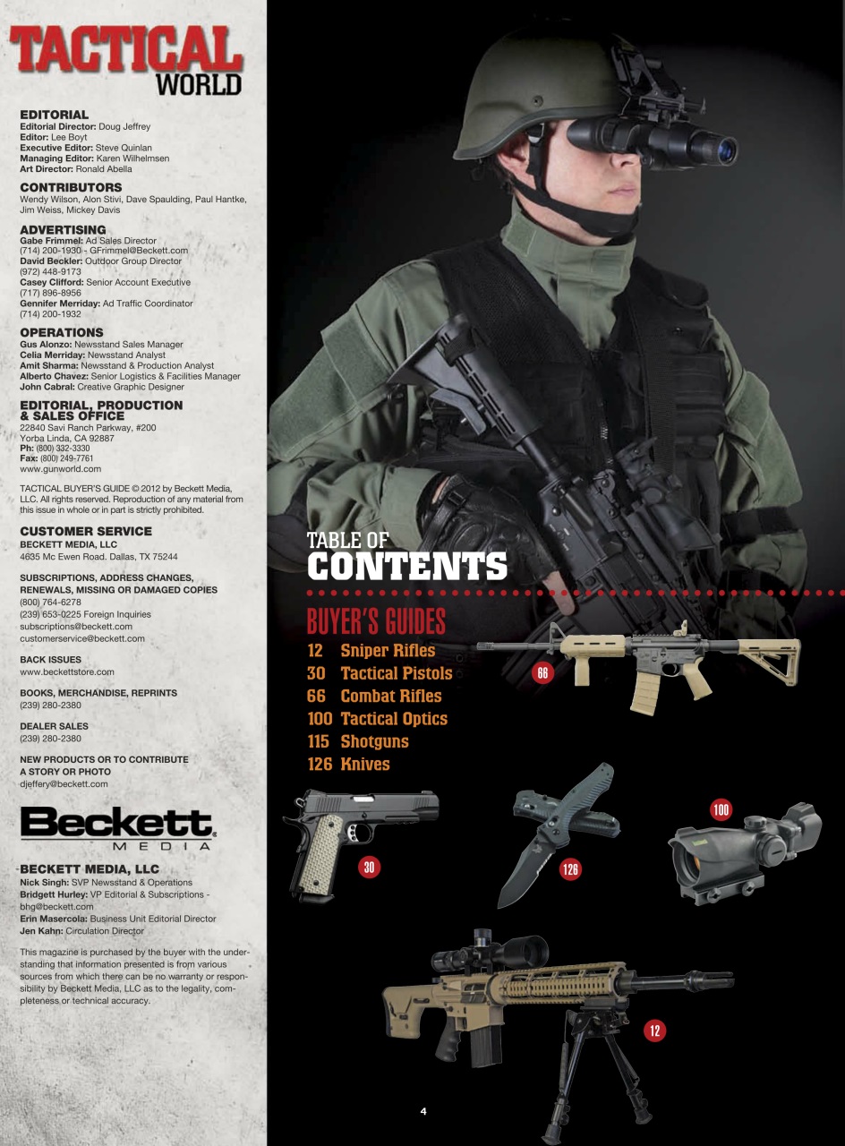 Tactical World Preview Pages