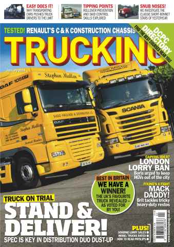 Trucking Magazine issue TESTED! RENAULT’S C & K CONSTRUCTION CHASSIS