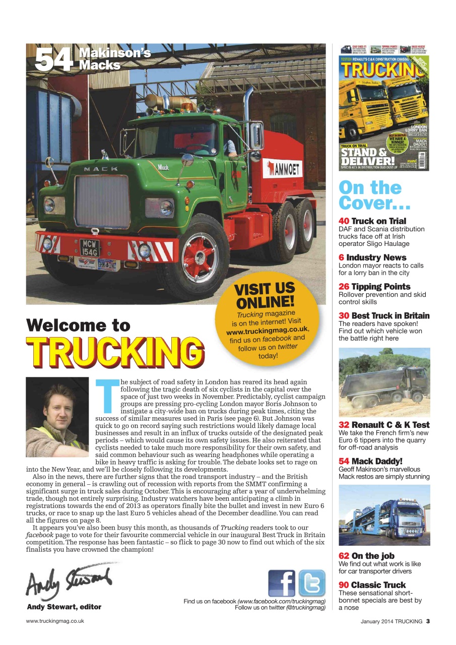 Trucking Magazine Preview Pages