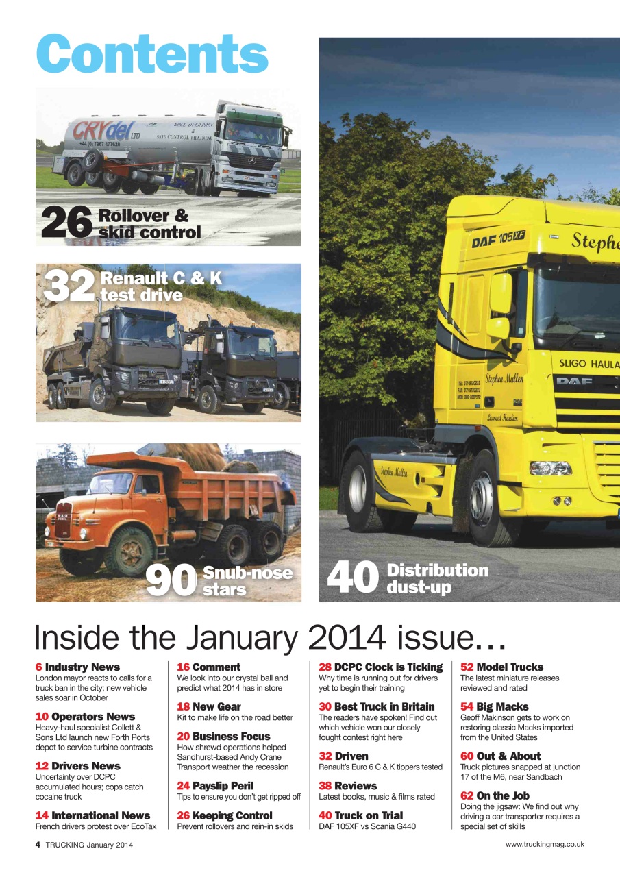 Trucking Magazine Preview Pages