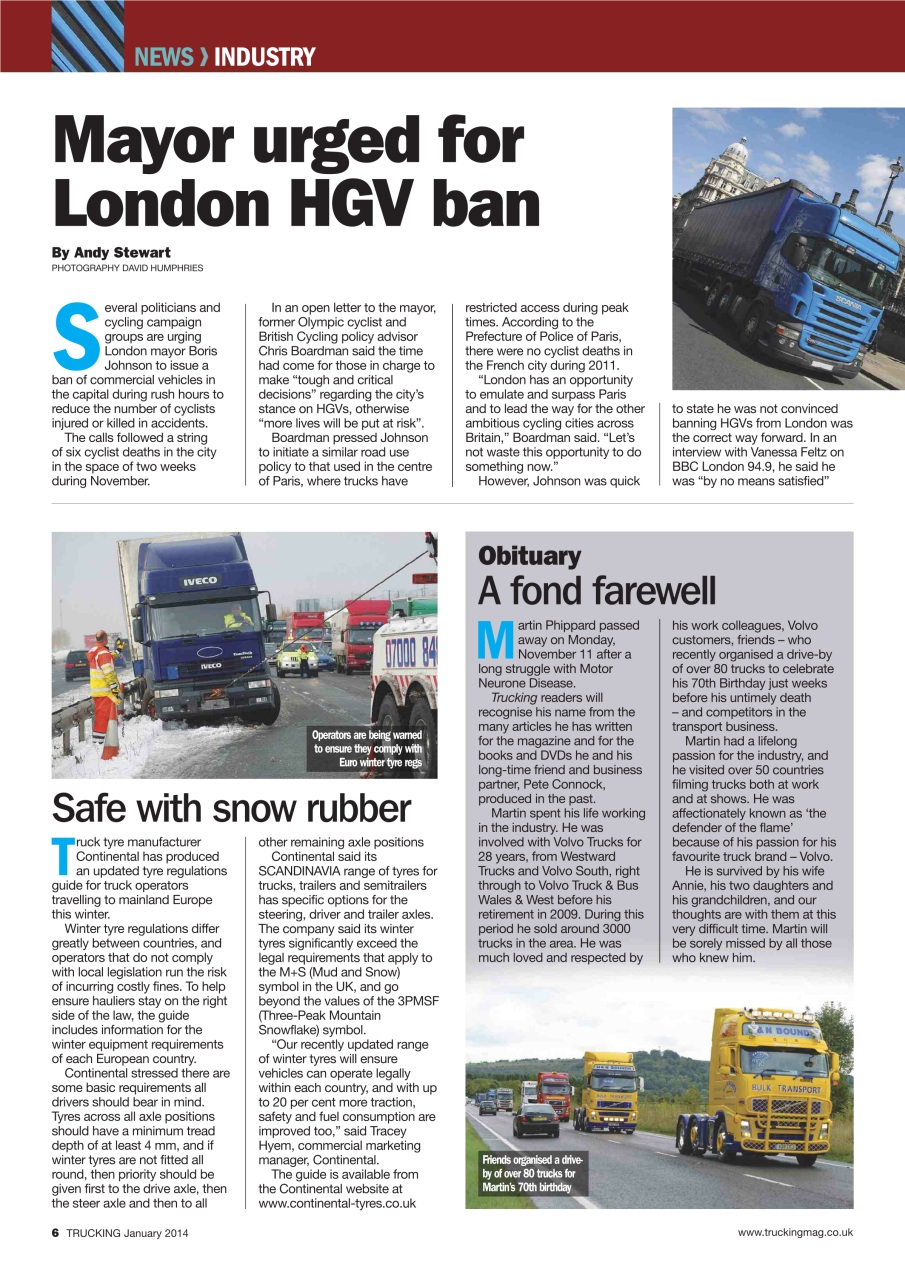 Trucking Magazine Preview Pages