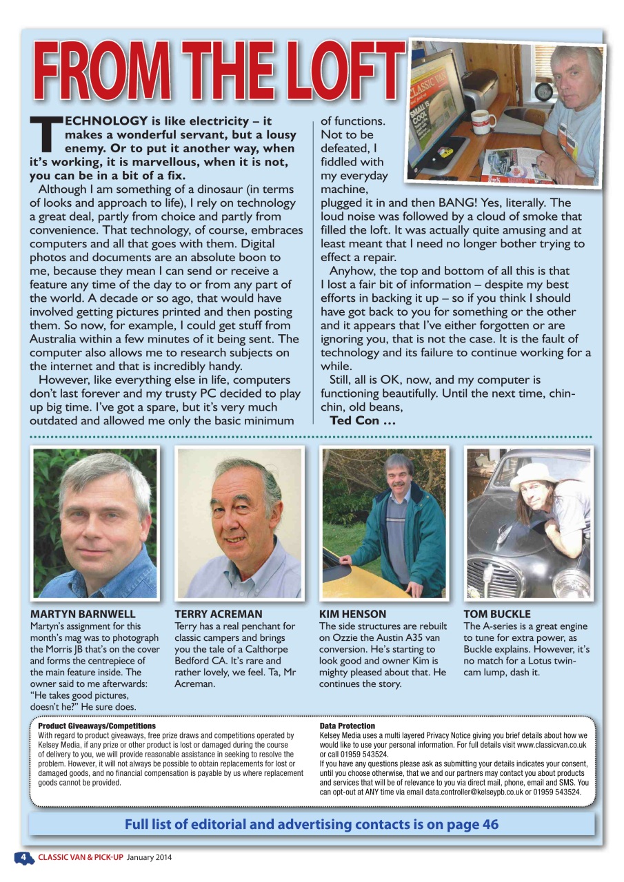 Classic Van & Pick-up Preview Pages