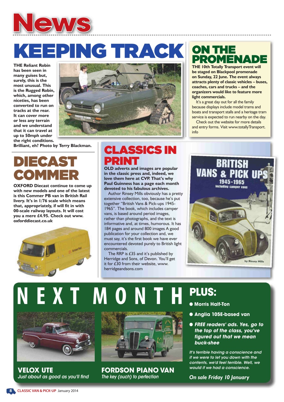 Classic Van & Pick-up Preview Pages