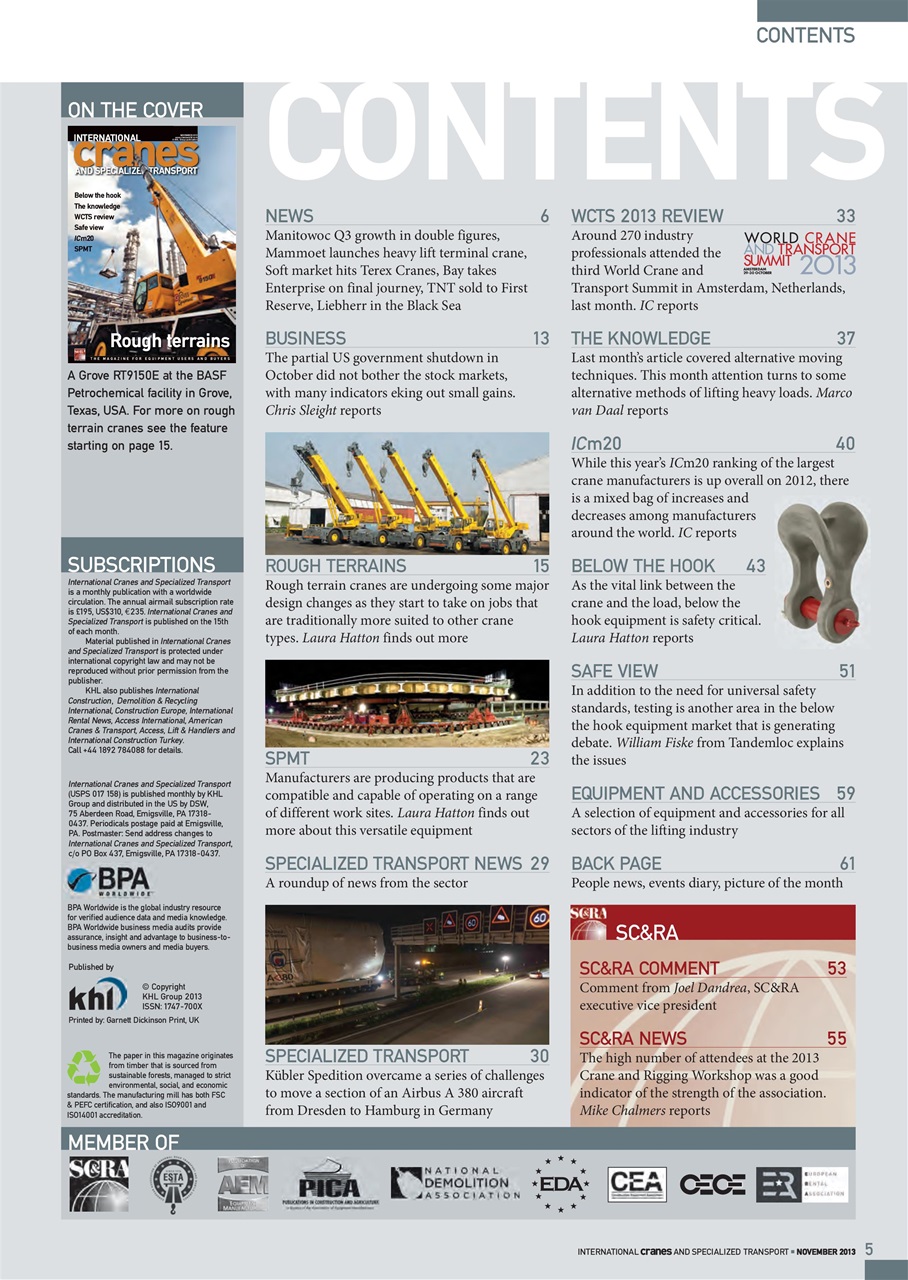 Int. Cranes and Specialized Transp Preview Pages