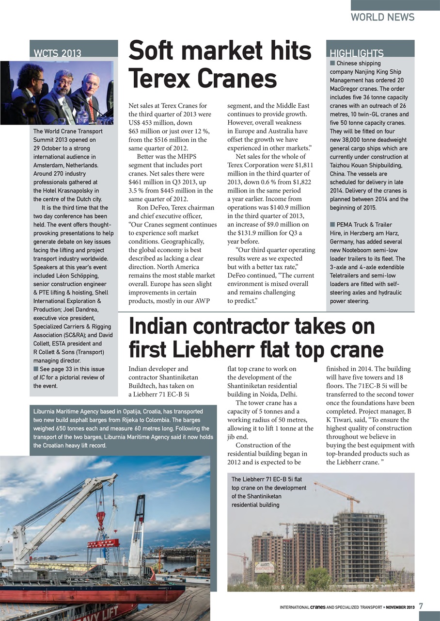 Int. Cranes and Specialized Transp Preview Pages