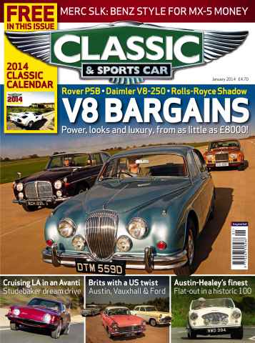 Classic & Sports Car issue January 2014