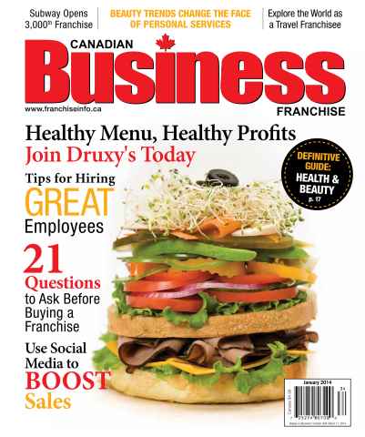 Canadian Business Franchise issue January/February 2014