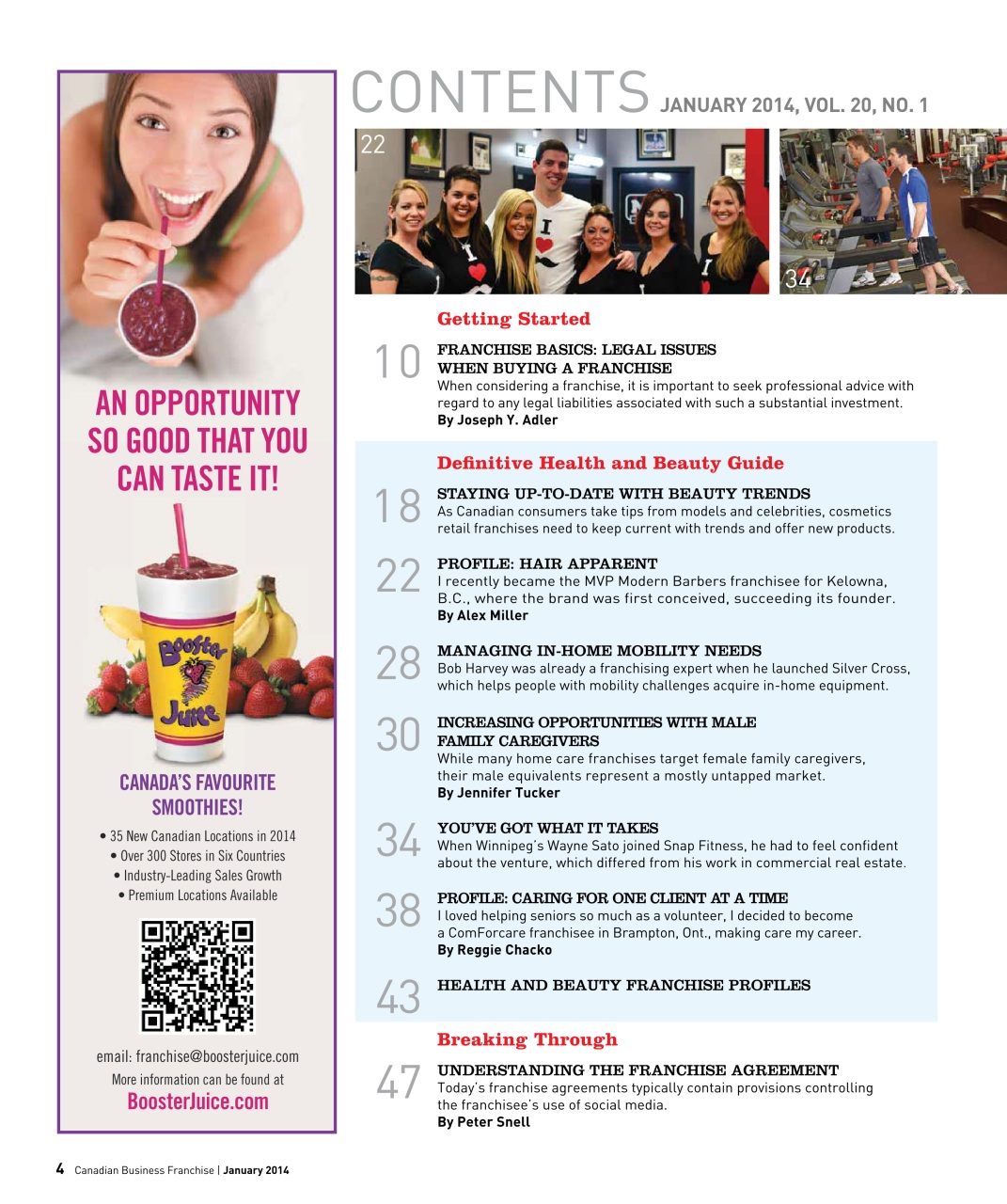 Canadian Business Franchise Preview Pages