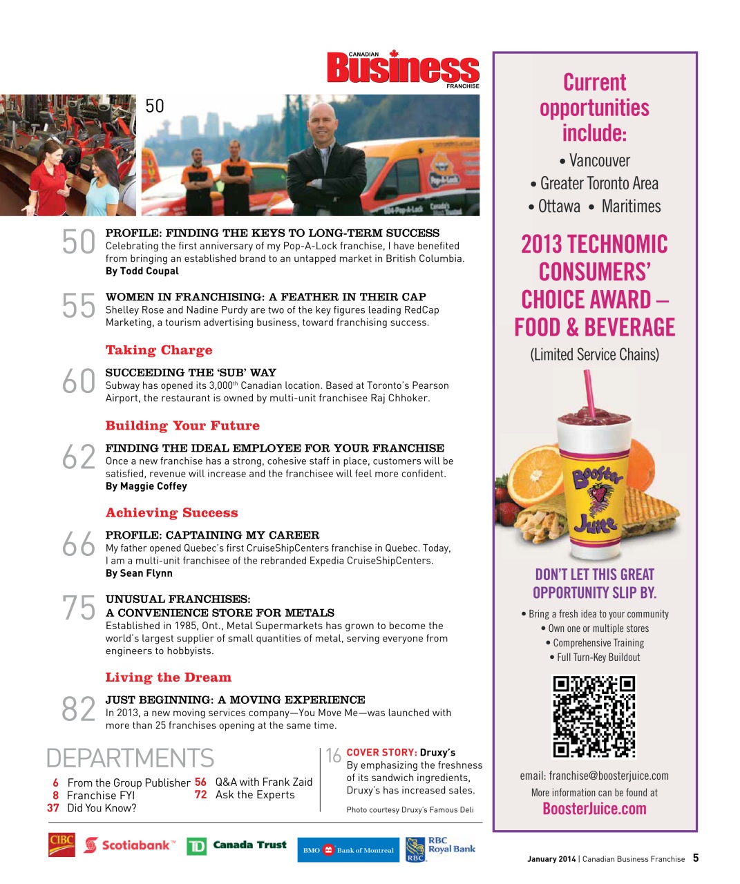 Canadian Business Franchise Preview Pages