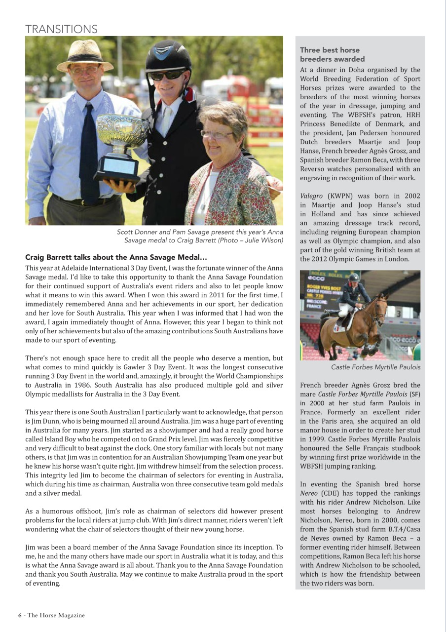 The Horse Magazine Preview Pages