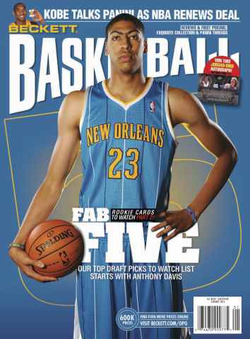 Beckett Basketball Magazine issue January 2013