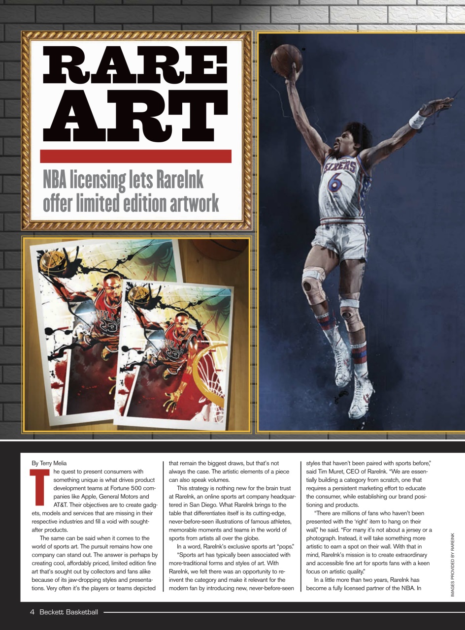Beckett Basketball Magazine Preview Pages