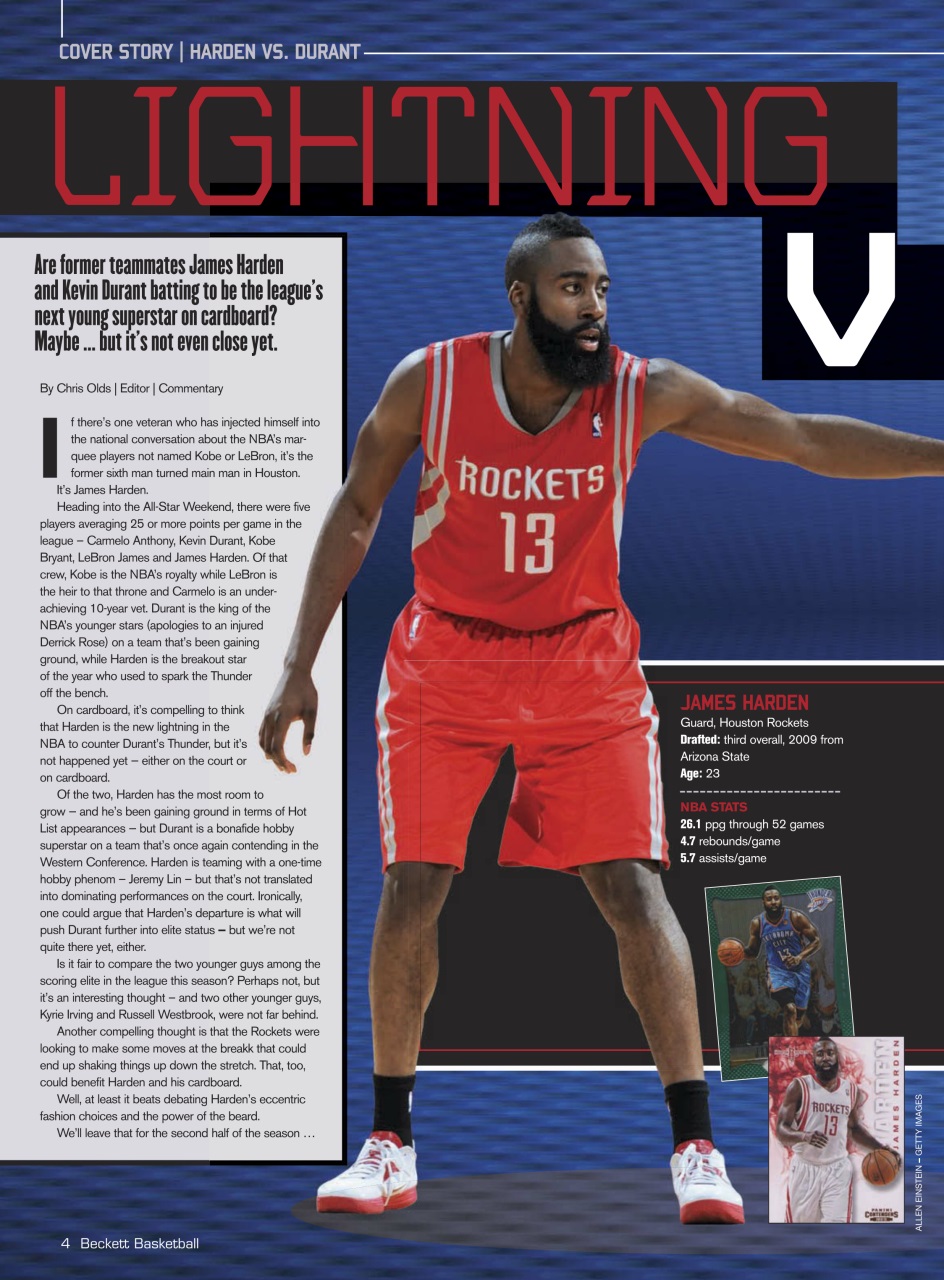 Beckett Basketball Magazine Preview Pages