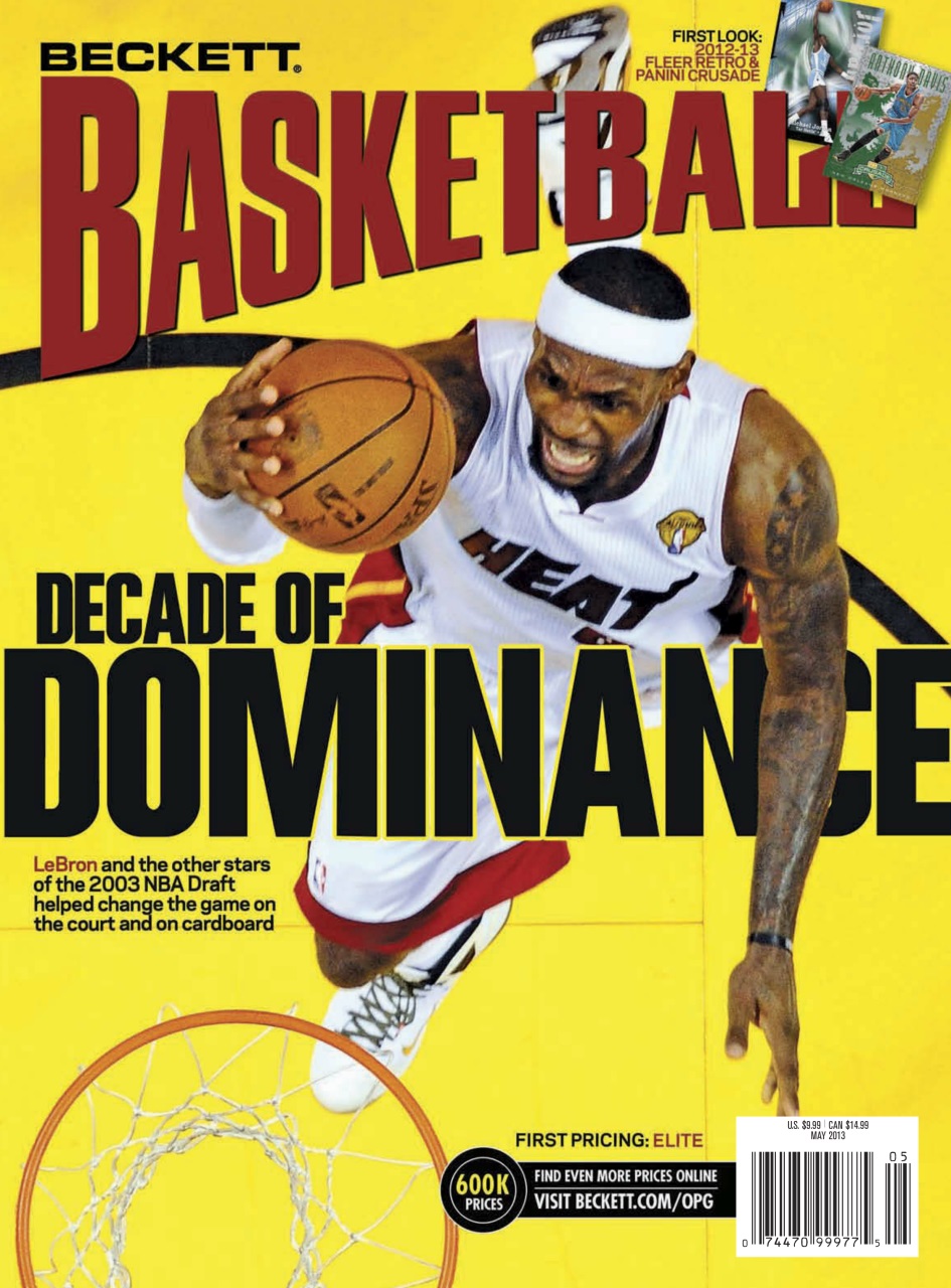 Beckett Basketball Magazine Preview Pages