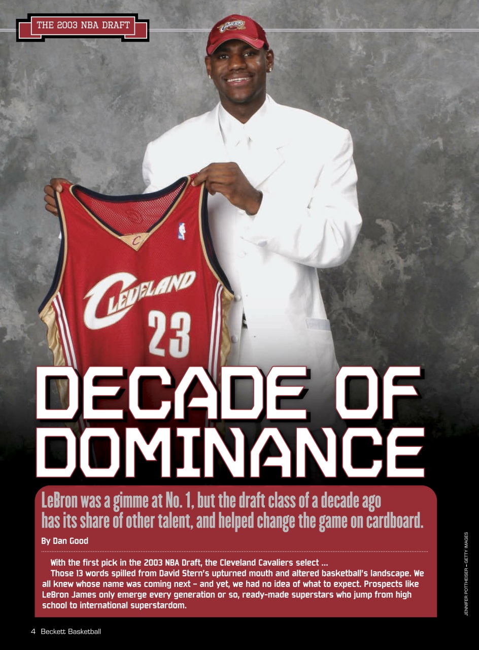 Beckett Basketball Magazine Preview Pages