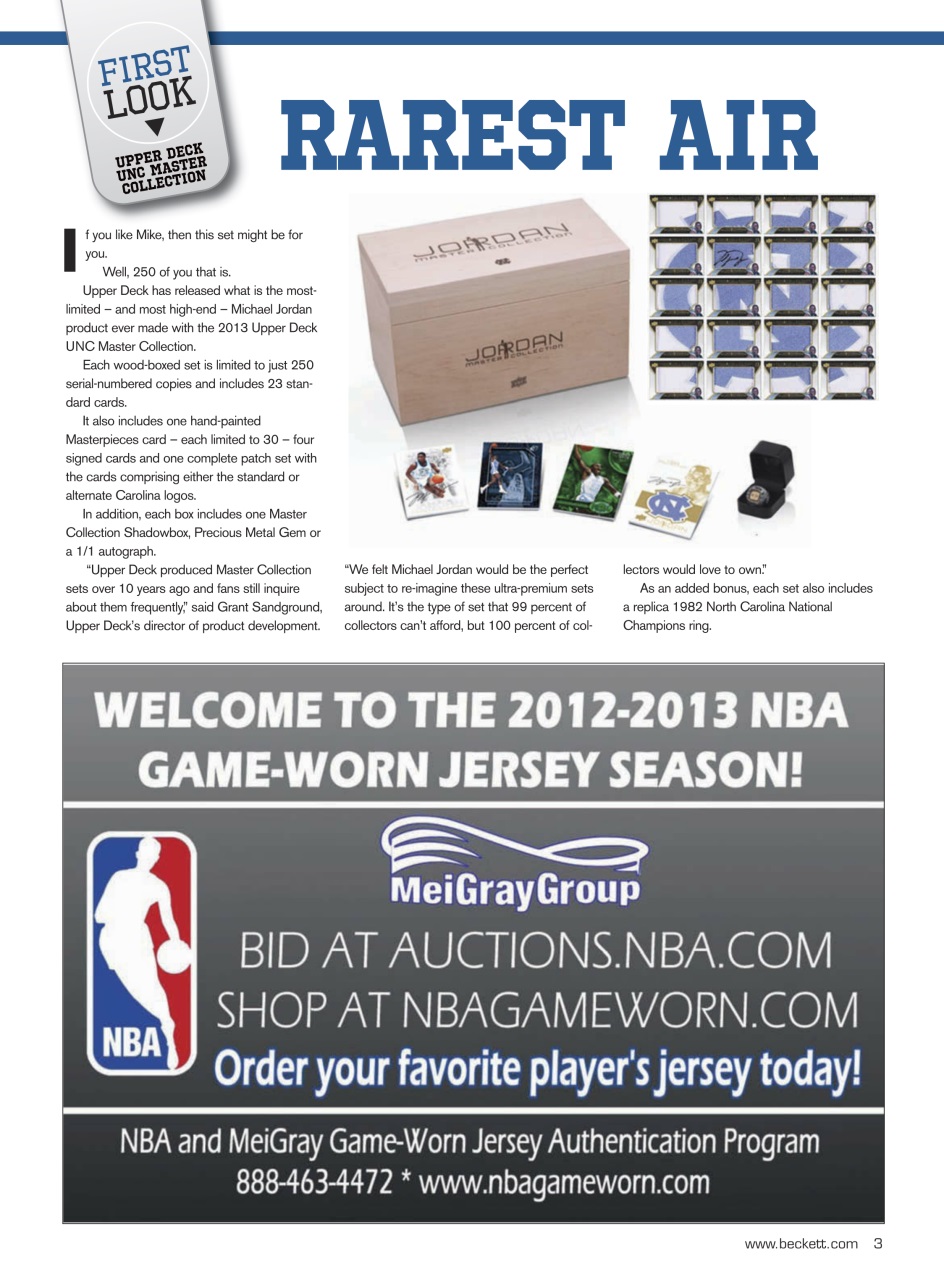 Beckett Basketball Magazine Preview Pages