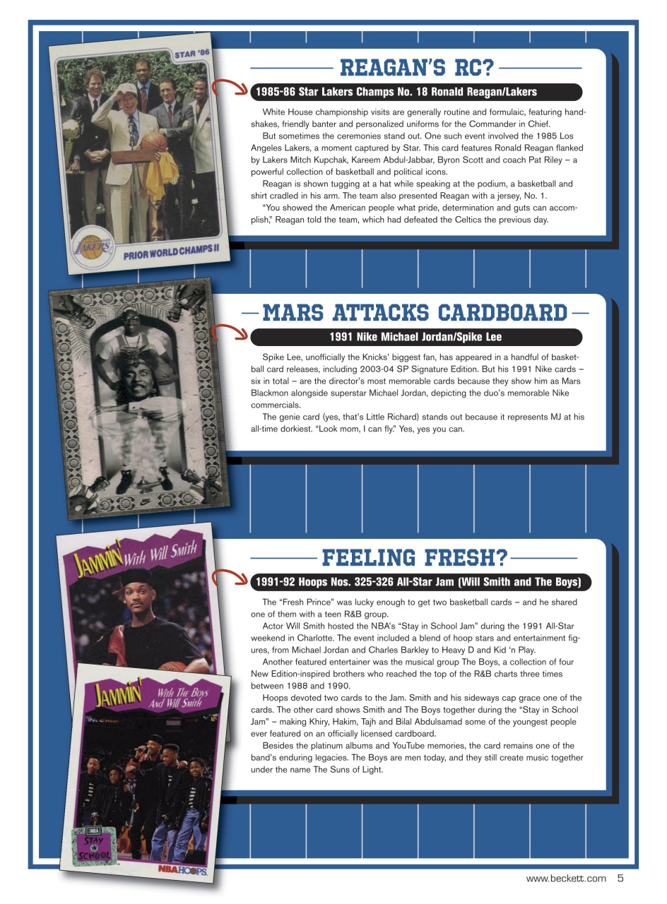 Beckett Basketball Magazine Preview Pages