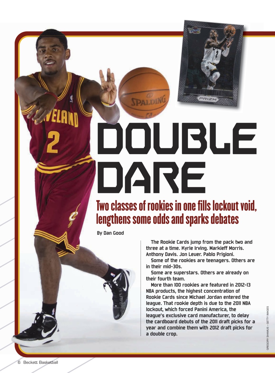 Beckett Basketball Magazine Preview Pages
