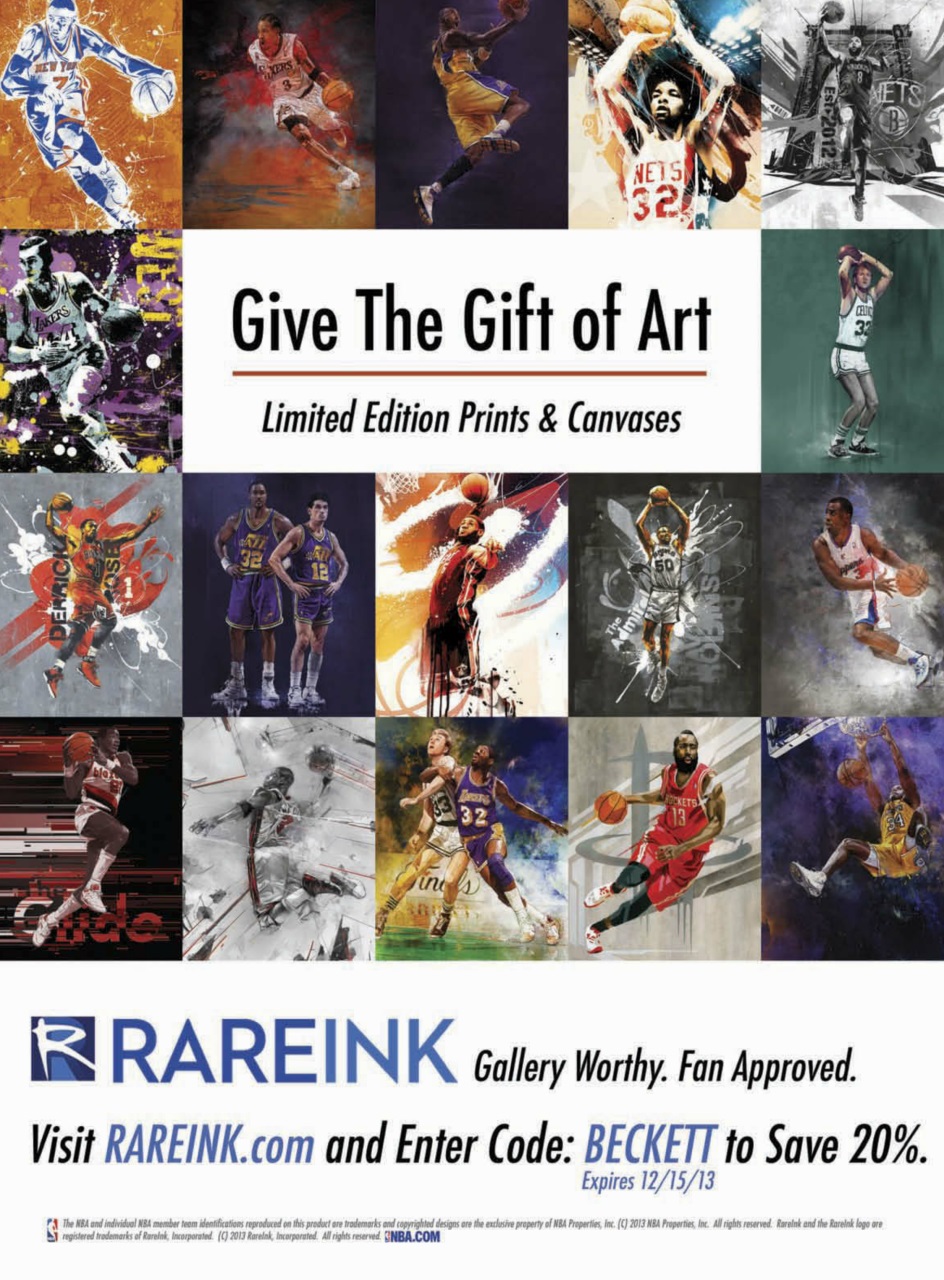 Beckett Basketball Magazine Preview Pages