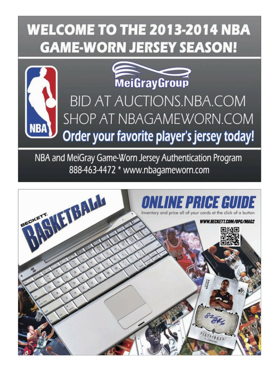 Beckett Basketball Magazine Preview Pages