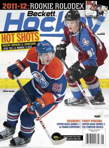 Beckett Hockey Magazine issue January 2013