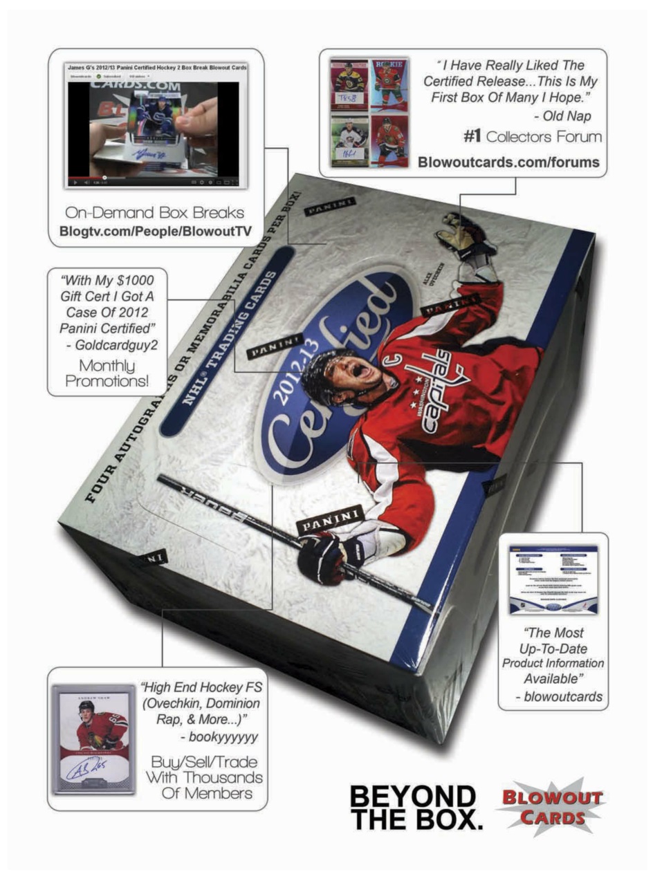 Beckett Hockey Magazine Preview Pages