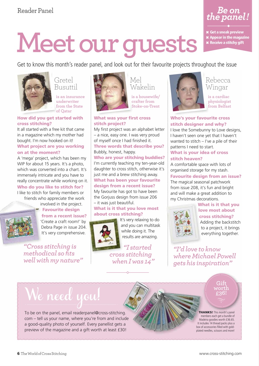 The World of Cross Stitching Preview Pages