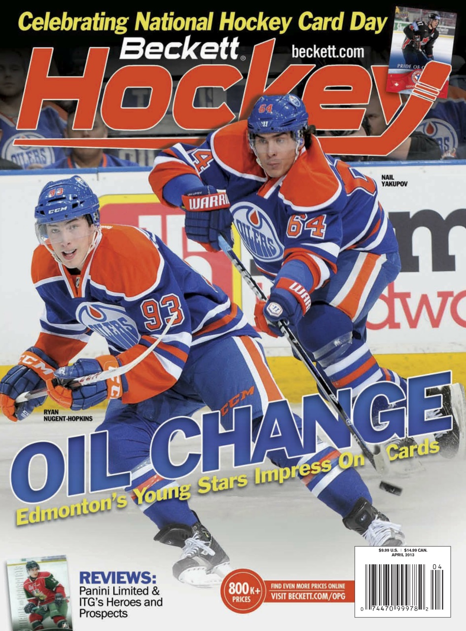 Beckett Hockey Magazine Preview Pages