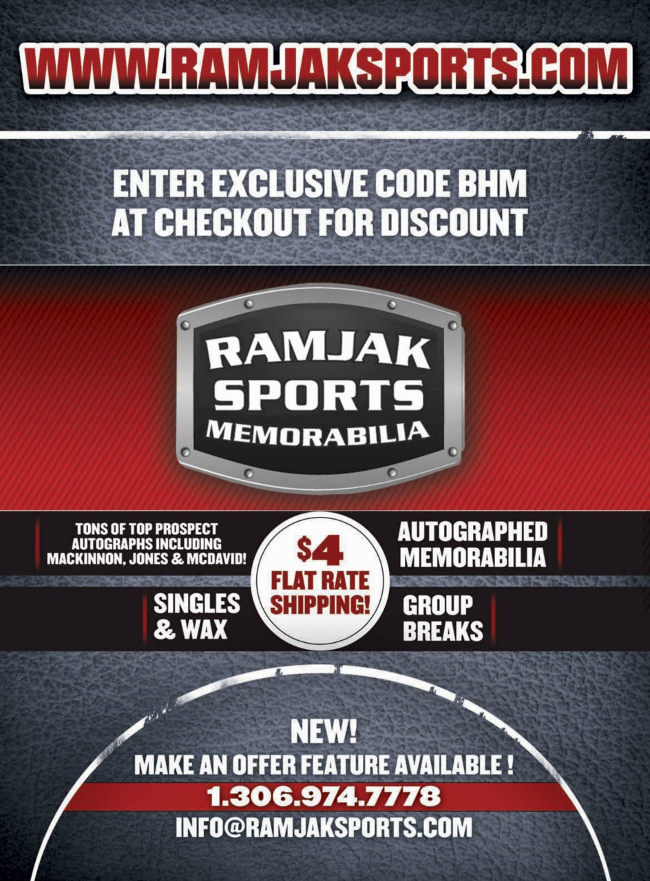 Beckett Hockey Magazine Preview Pages