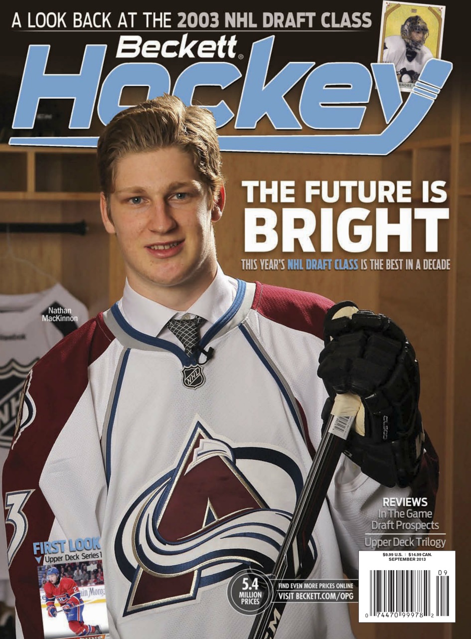 Beckett Hockey Magazine Preview Pages