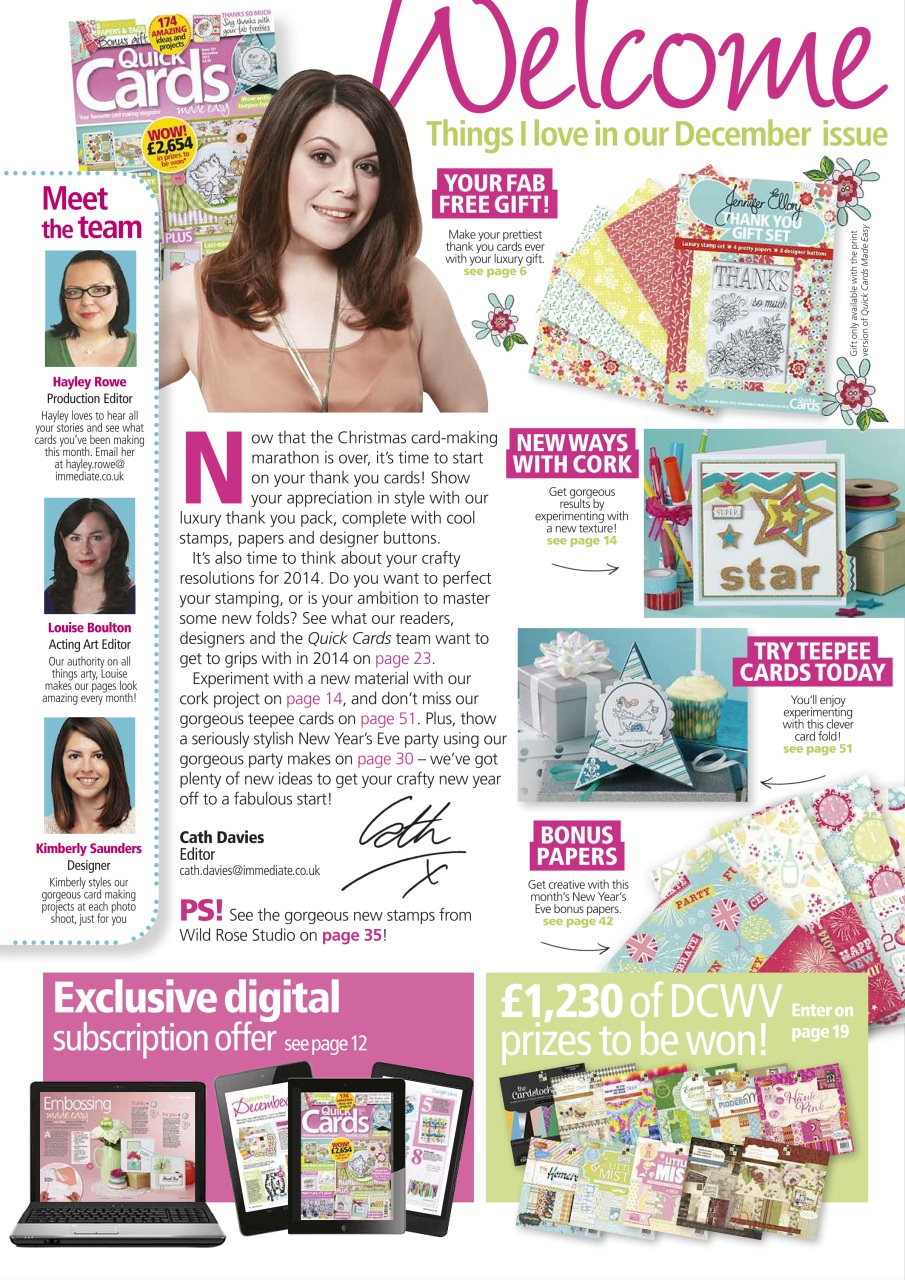 Quick Cards Made Easy Preview Pages