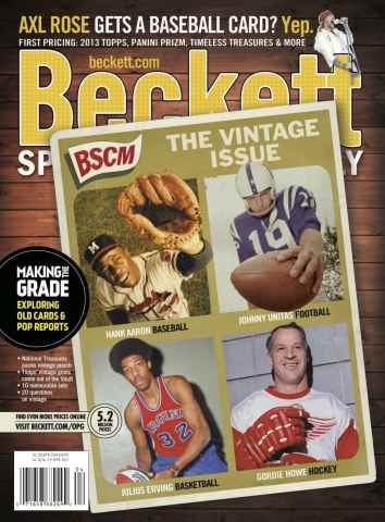 Sports Card Monthly Magazine issue April 2013