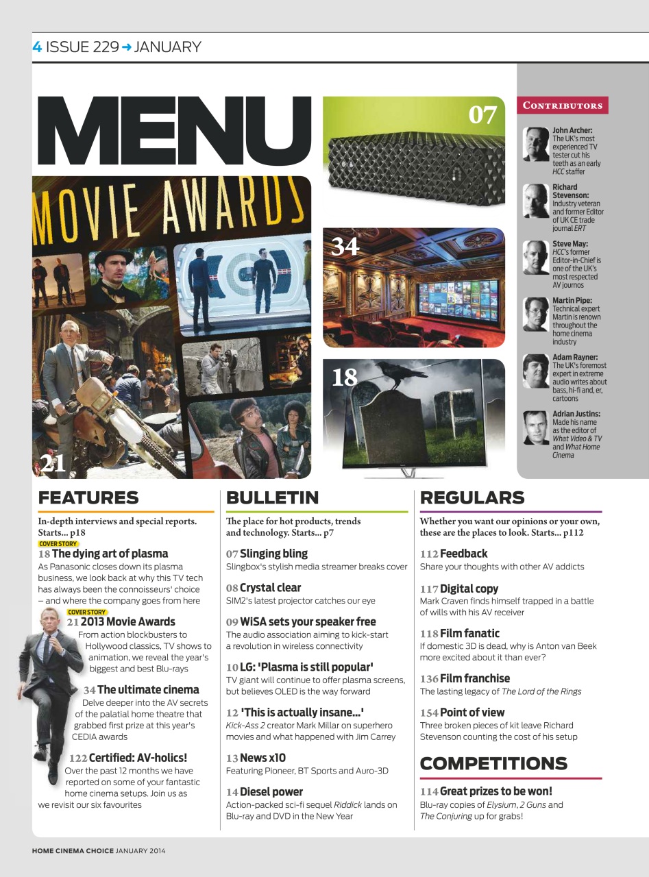 Home Cinema Choice Preview Pages