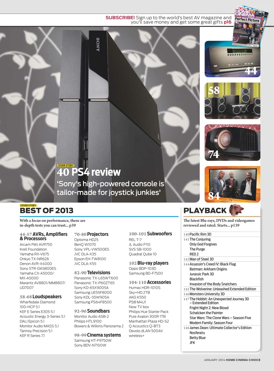 Home Cinema Choice Preview Pages