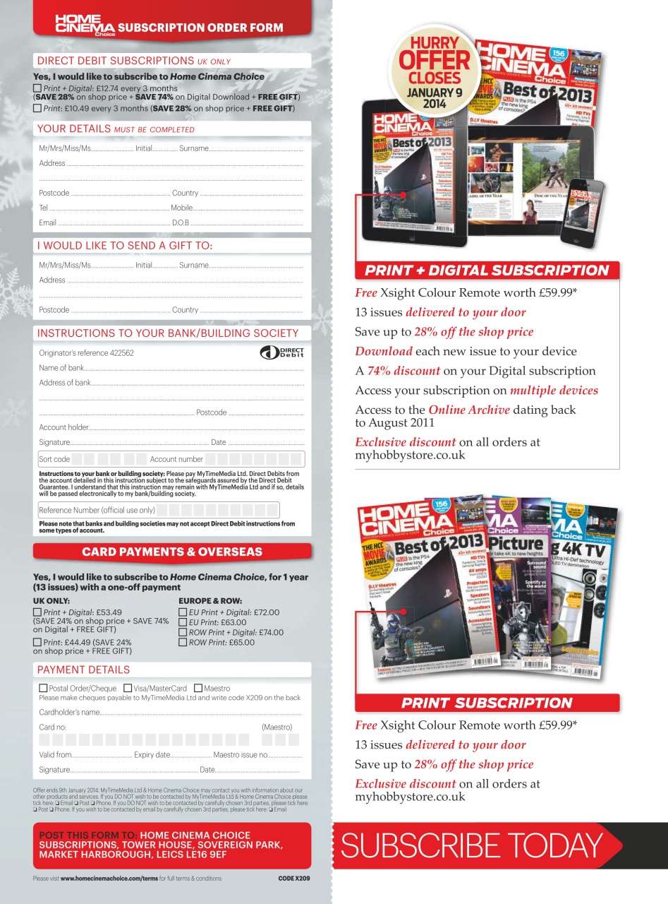 Home Cinema Choice Preview Pages