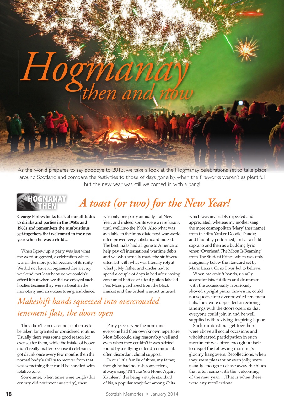 Scottish Memories Preview Pages