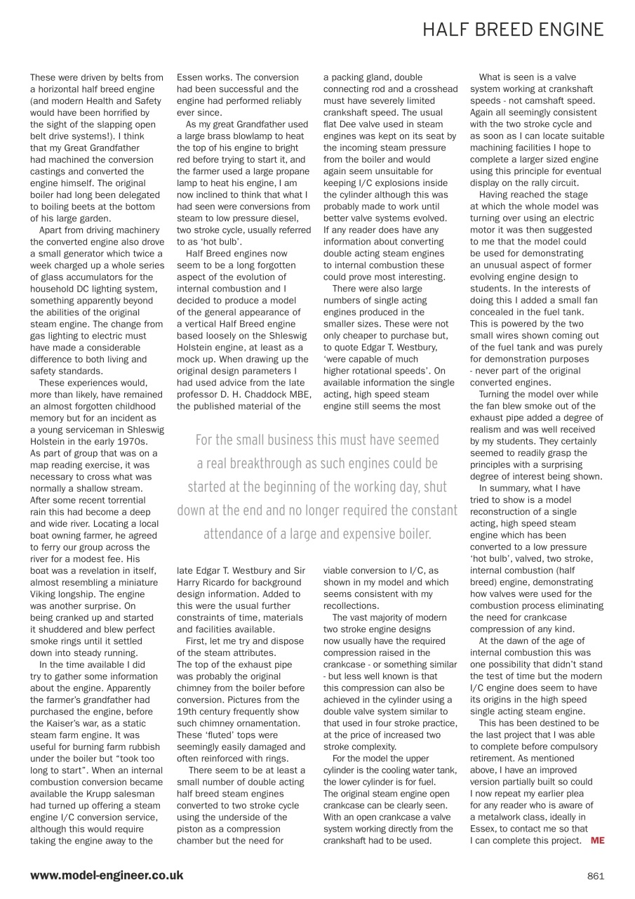 Model Engineer Preview Pages