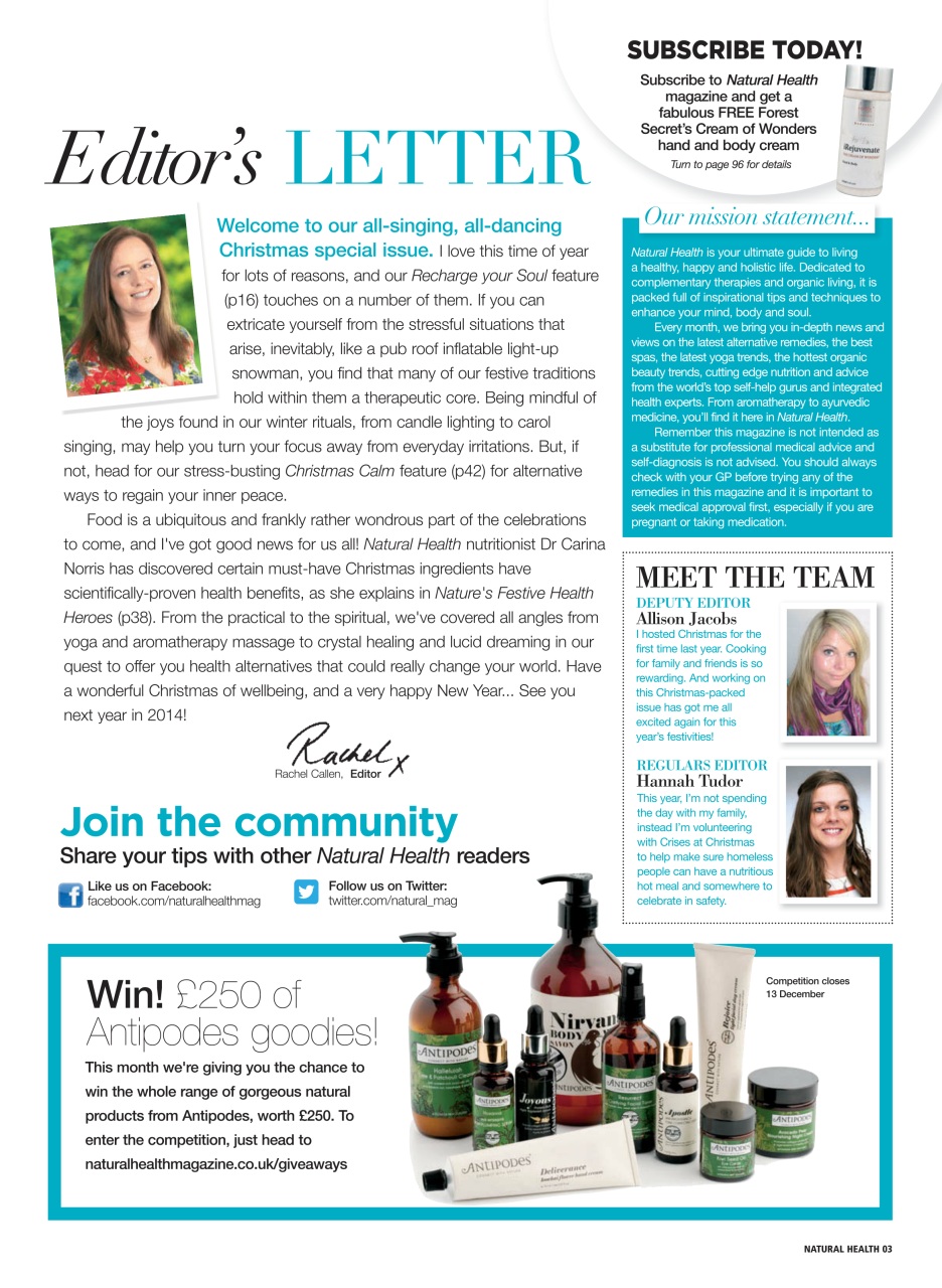 Natural Health Preview Pages