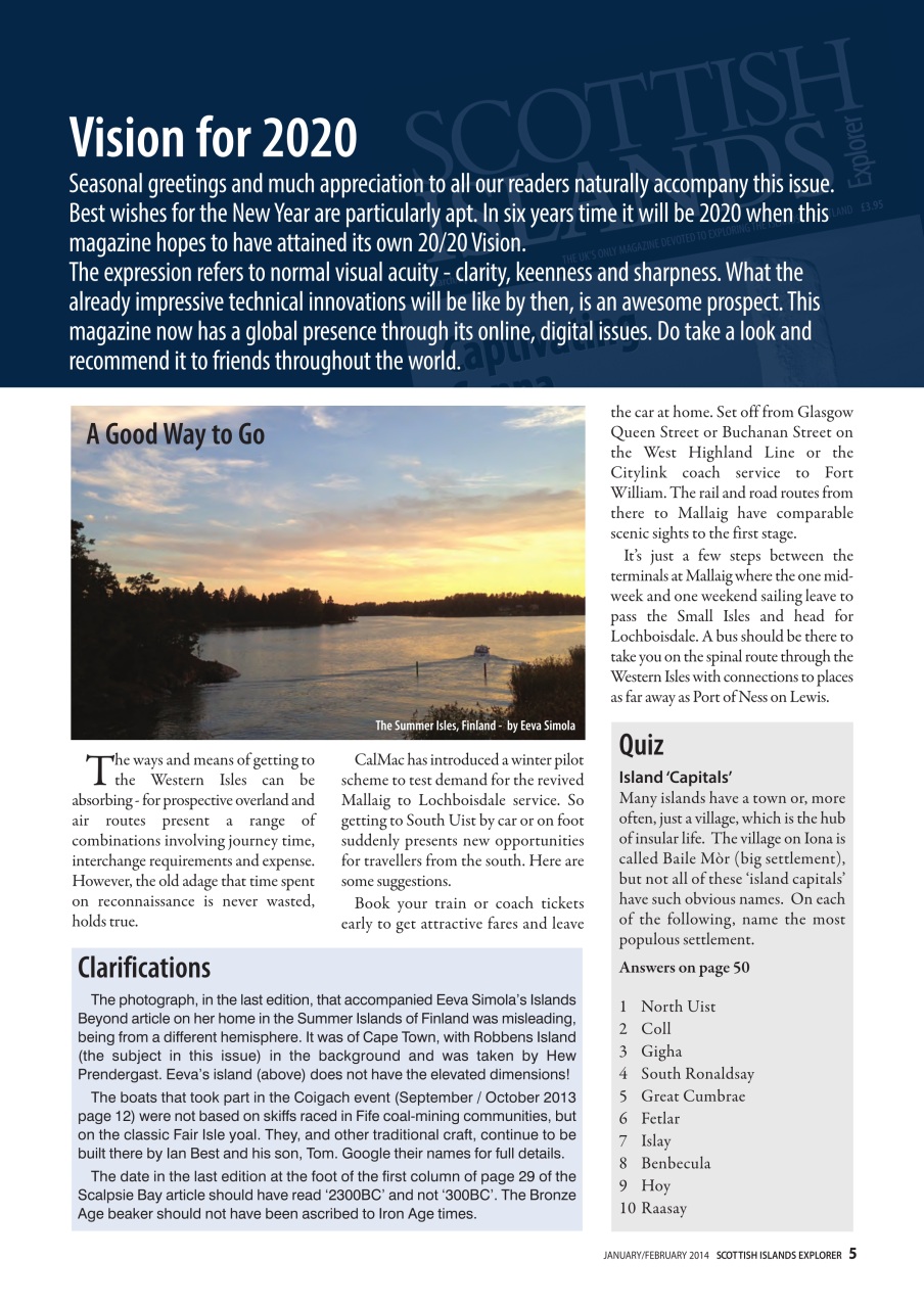 Scottish Islands Explorer Preview Pages