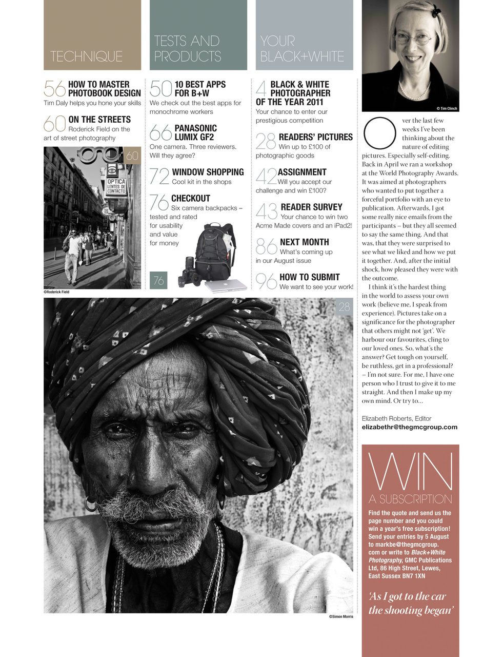 Black+White Photography Preview Pages