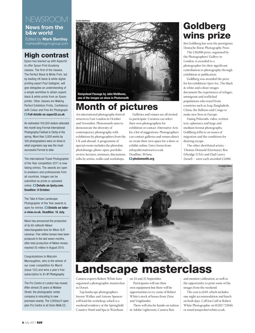 Black+White Photography Preview Pages