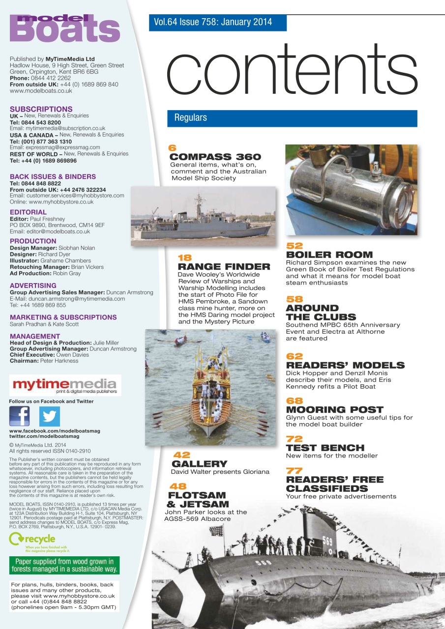 Model Boats Preview Pages