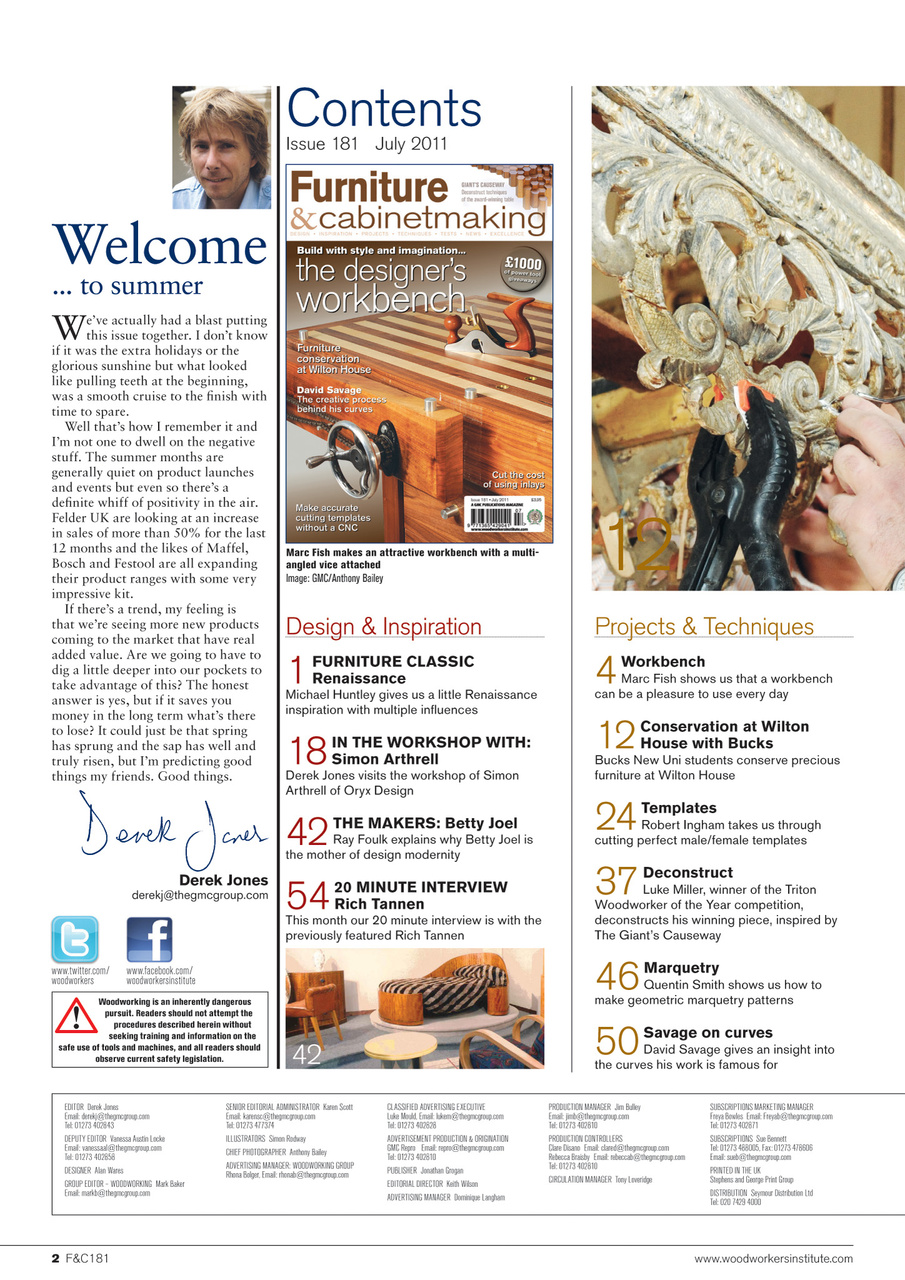 Furniture & Cabinetmaking Preview Pages