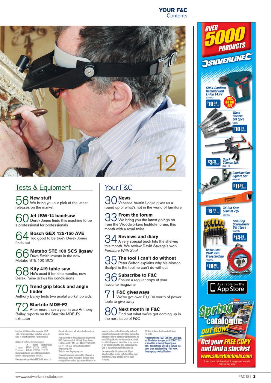 Furniture & Cabinetmaking Preview Pages