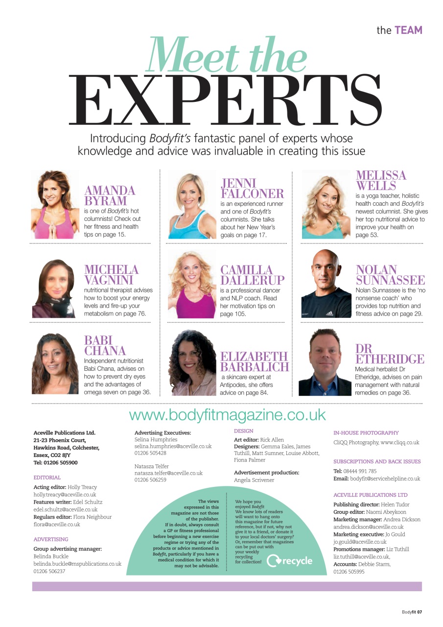 Health & Wellbeing Preview Pages