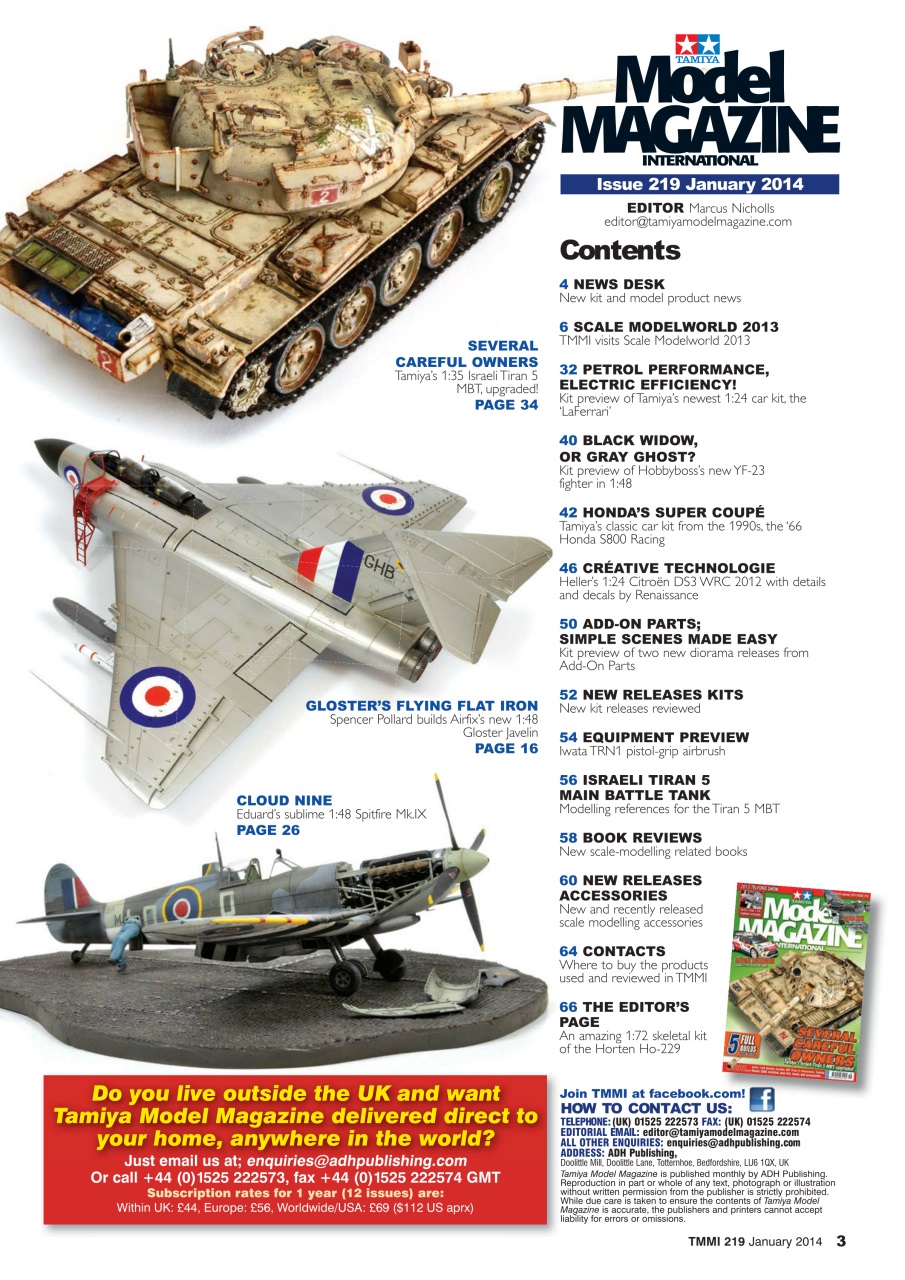 Tamiya Model Magazine Preview Pages